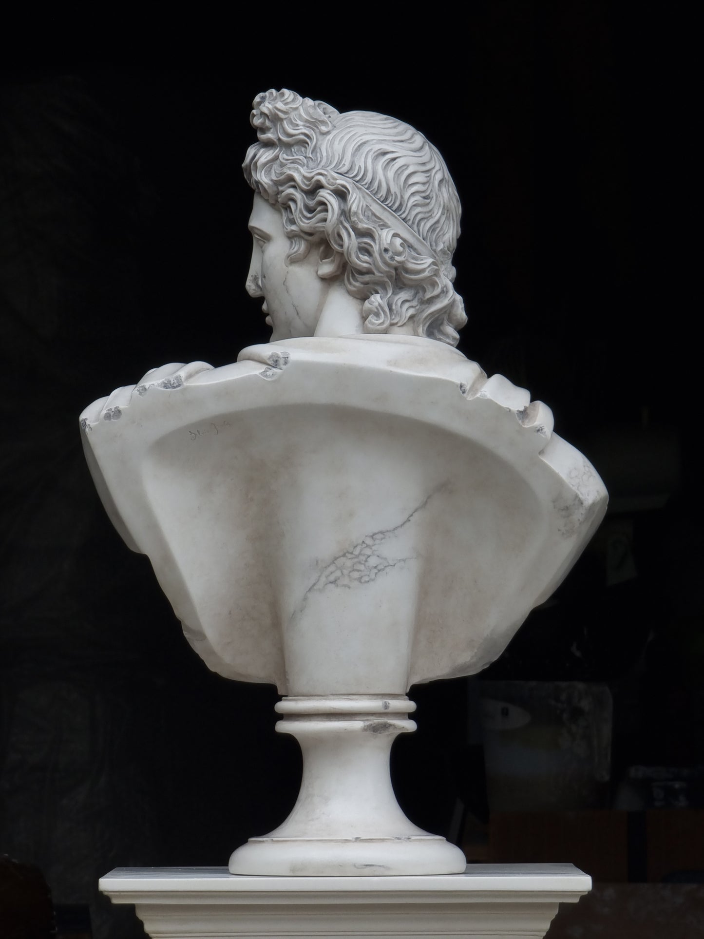 Apollo Belvedere Bust Lrg Antiquity Finish