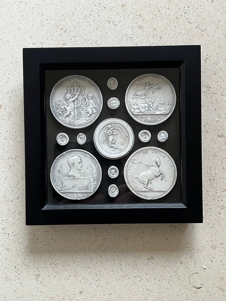 Framed Intaglios And Commemorative engravings