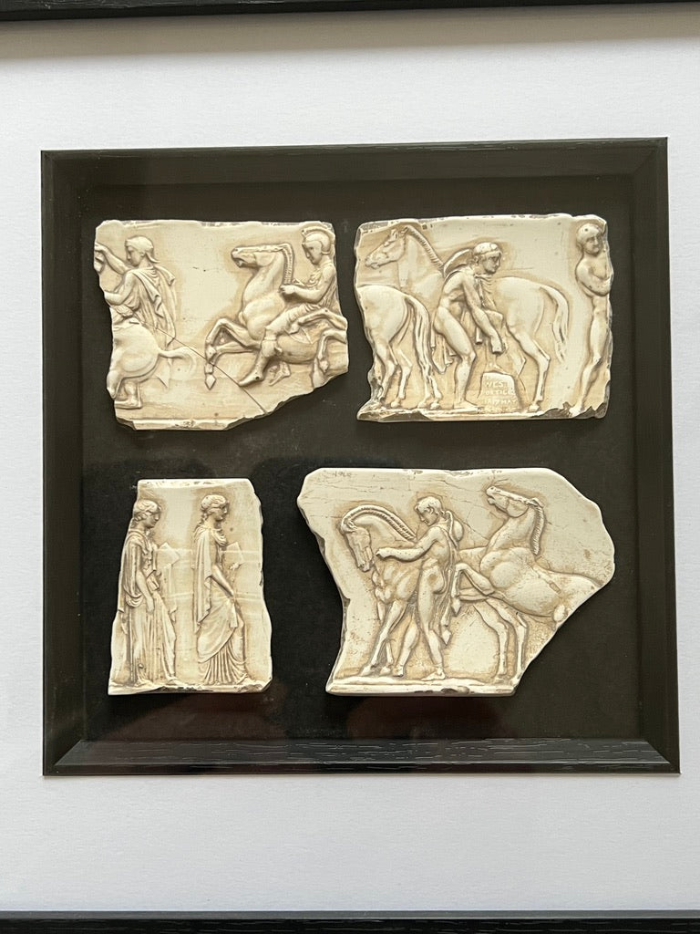 Archaeological Sculptured Fragments Set Of Four