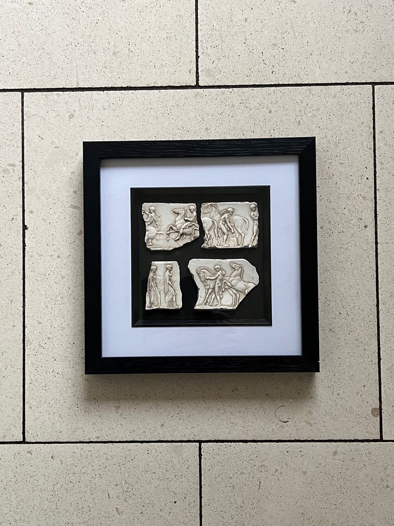 Archaeological Sculptured Fragments Set Of Four