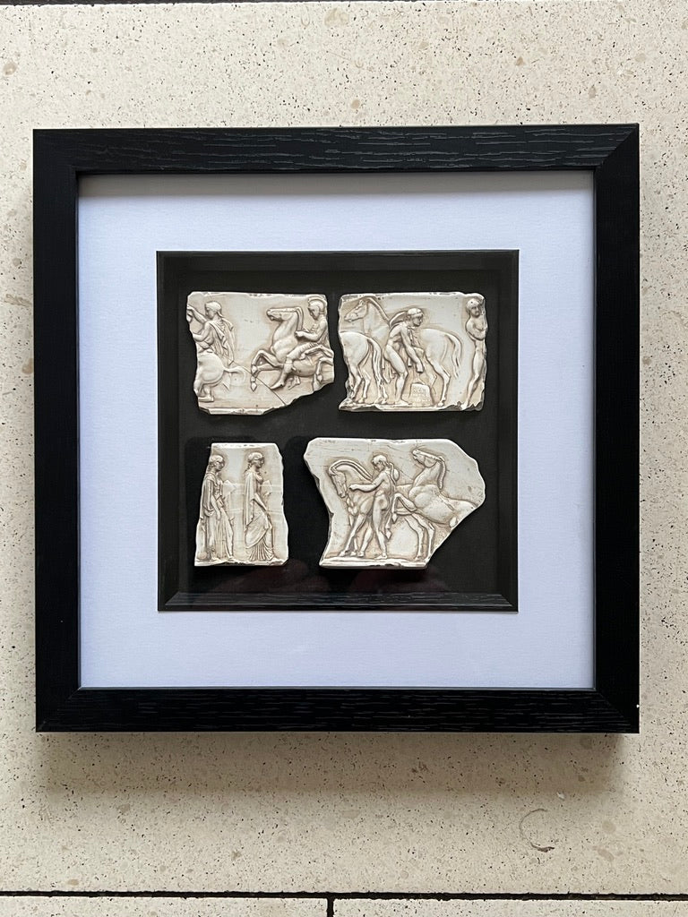 Archaeological Sculptured Fragments Set Of Four