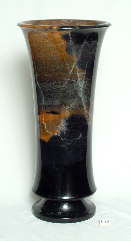 Vase en Marbre Noir Antique