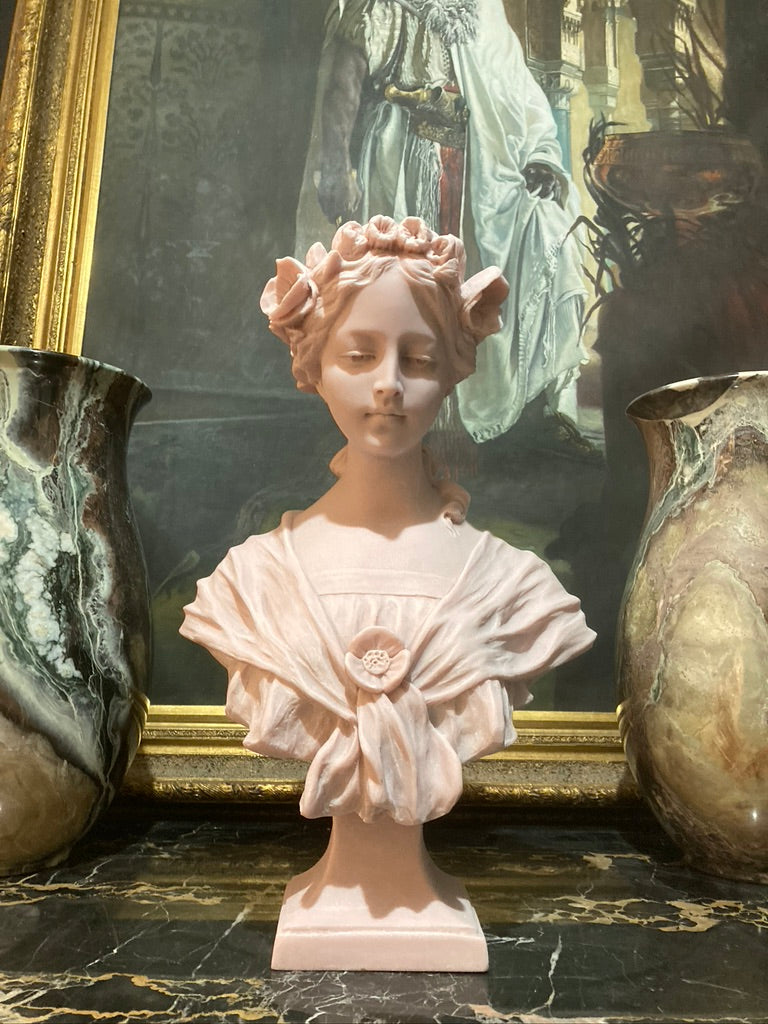 Annabel Bust In Pink Marble