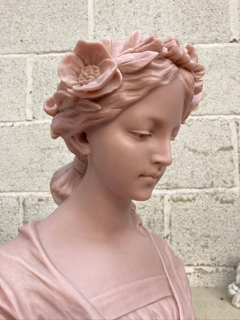 Annabel Bust In Pink Marble