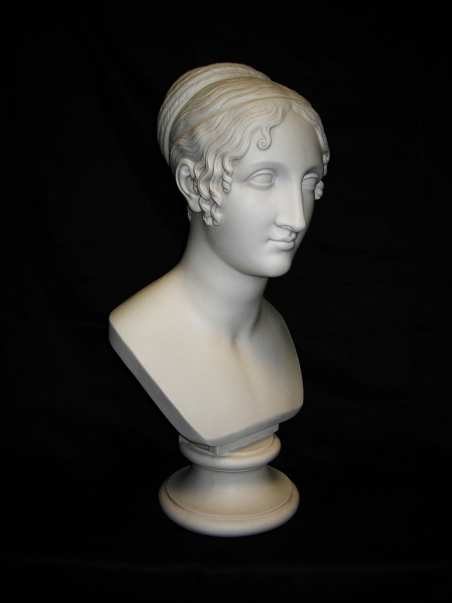 Girl With Pleated Hair Bust