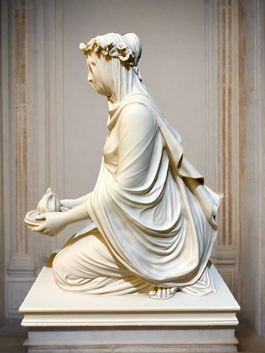 Statue de Dame voilée