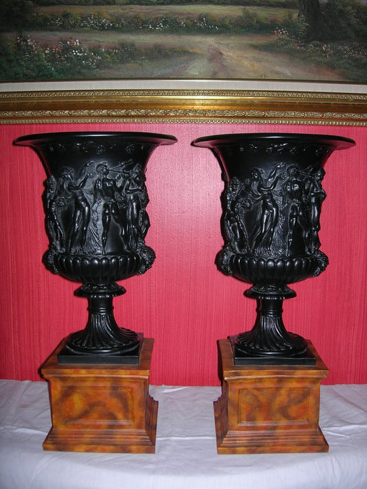 Vase Zoffoli Noir 0n Sienne