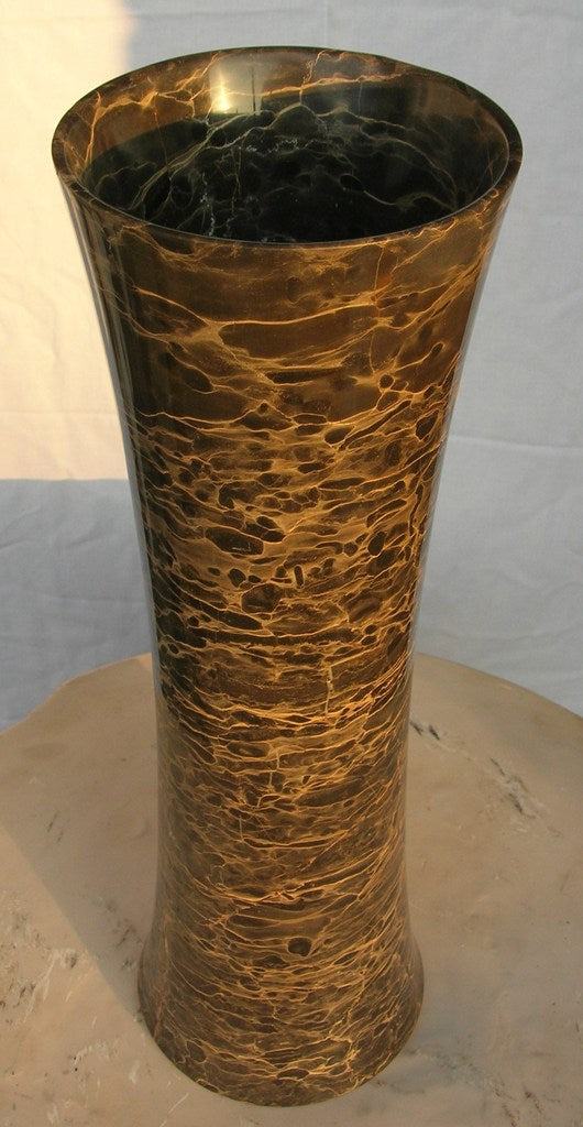 Nero Portopo Marble Vase