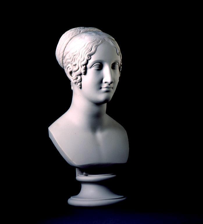 Girl With Pleated Hair Bust – Sculptured Arts Studio